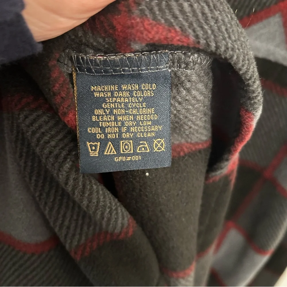 Freedom Foundry Men's Lightweight Plush Plaid Red/Black/Grey Flannel Shirt Sz M - Picture 8 of 8